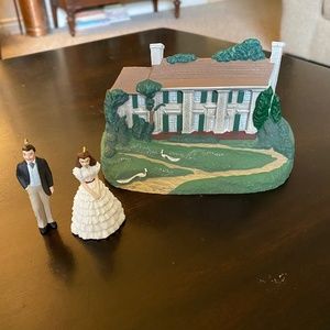 1996 Vtg 60th Anniversary Hallmark Gone with the Wind Keepsake 3-pic set Ort NIB